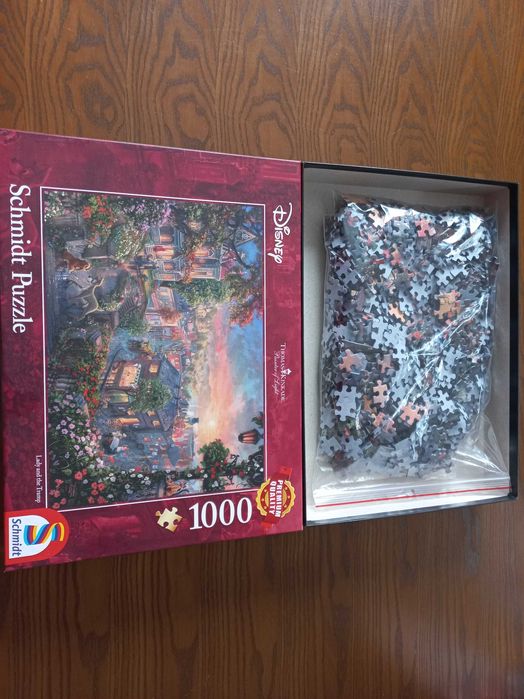 Puzzle Schmidt 1000 Kinkade Zakochany kundel