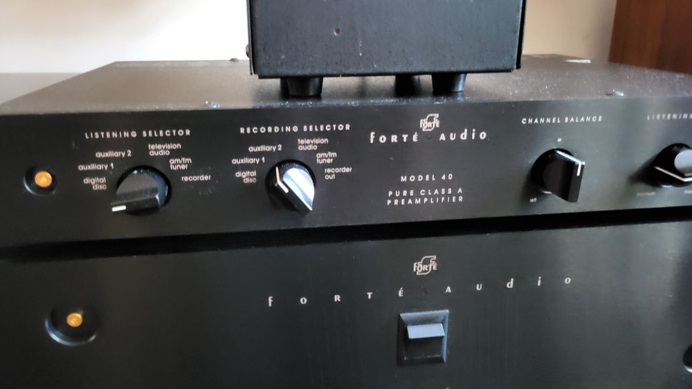 Forte Audio 40 i Końcówka mocy 5 zestaw Nelson Pass Hi-End lat 90