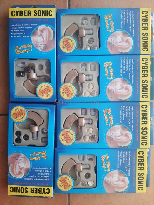 Надійний слуховой аппарат + Силіконові вкладиші 3 шт. + Батарейки