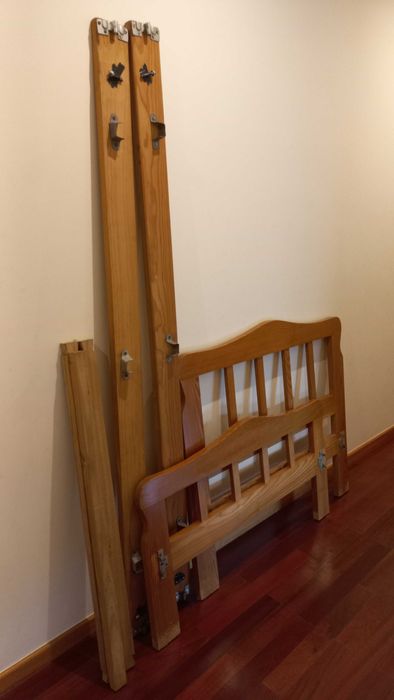 Cama Solteiro Pinho Maciço