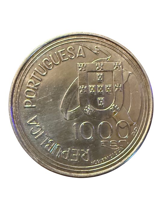 Moeda de 1000 Escudos em prata