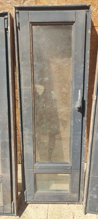 Hardwood windows with double glass 150x55