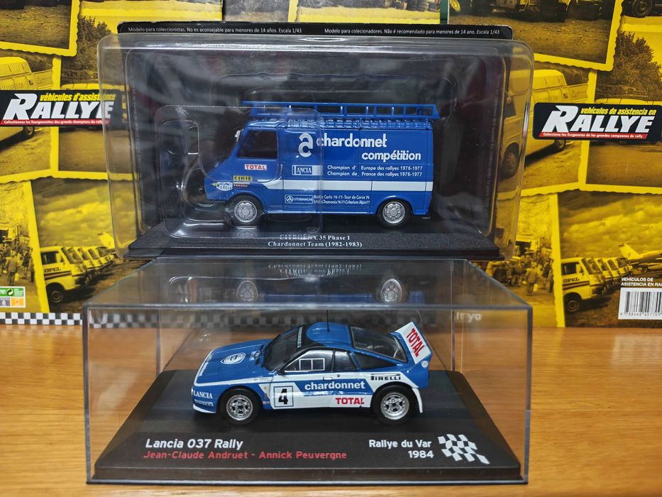 Lancia 037 Rally + Citroen C35 - Team Lancia Chardonnet 1:43
