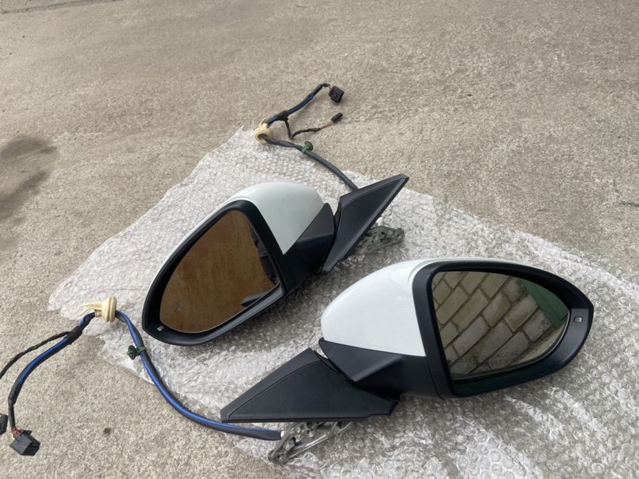 Зеркало со слепыми зонами golf 7 gti, капот гольф гти, крыло левое мк7