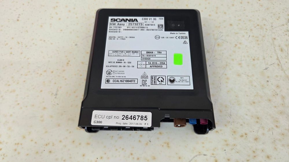 Sterownik kaseta RTC GPS Scania 2646785