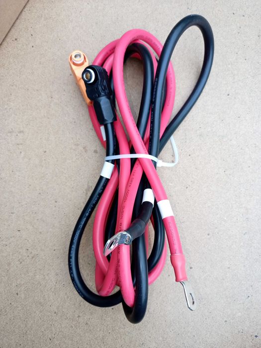 Провода (25 кв.мм, 2,05 м) під'єднання АКБ Dyness B4850 до інвертора