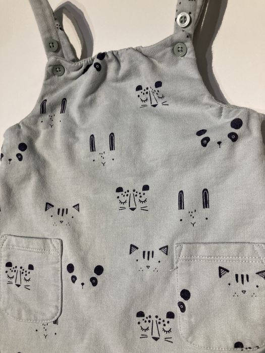 Spodnie NEXT ogrodniczki rozmiar 68 rampers