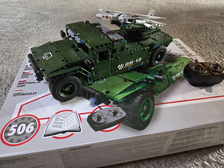 Zestaw Klocki Dromader Konstruktor Mechanical Master R/C – Wojskowy Pojazd (506 el.)