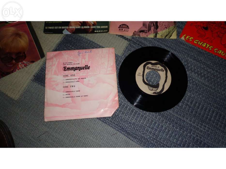 Disco de Vinil, 45rpm- EMMANUELLE