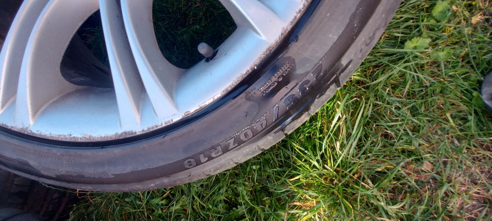 Felgi z oponami styling 135 18" bmw e60 e61