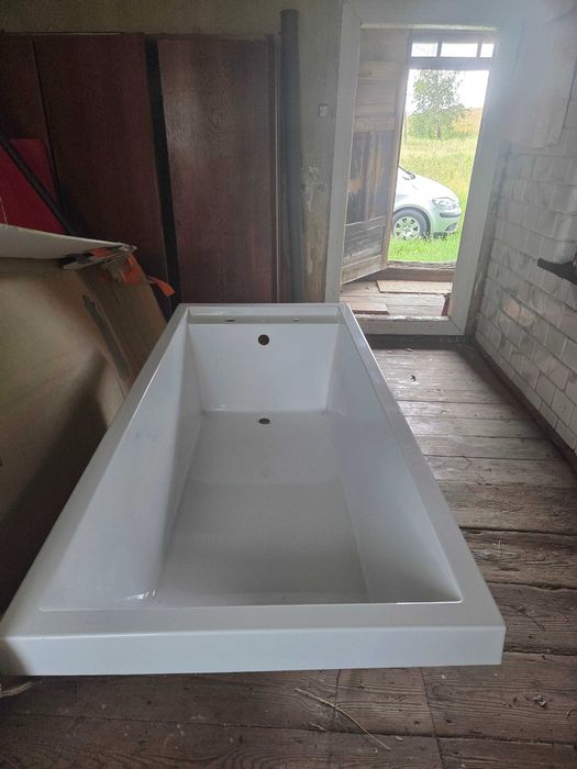 wanna prostokątna 180x80 cm biała marki Novellini 800zł!