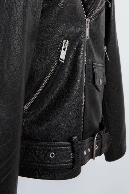 Шкіряна куртка косуха Zara