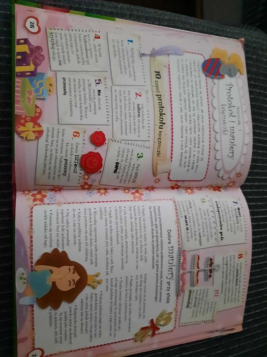 Magiczny podręcznik ksìężniczki książka dla dziewczynki