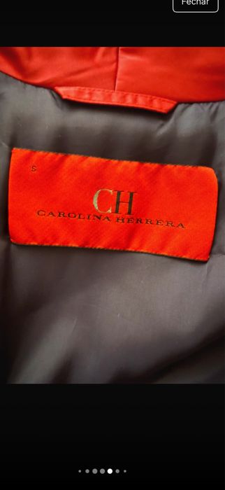Casaco Carolina Herrera. Vermelho ( especial) muito bonito.