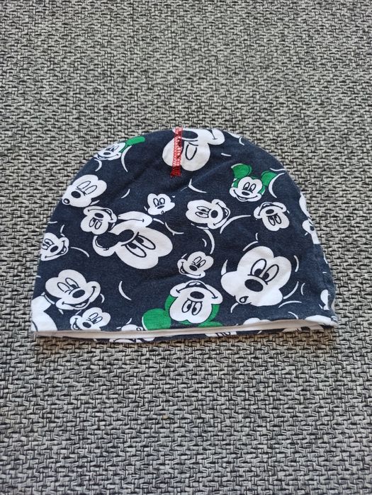 Czapka dla chłopca 74/80 w myszki miki