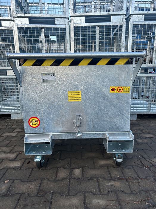 Kontener samowyładowczy / Koleba / Kontener pod cnc 250L ocynkowany