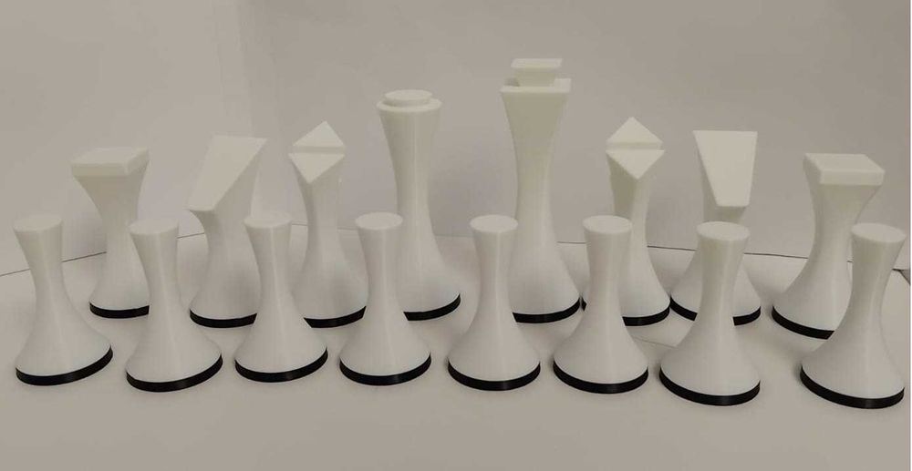 Ексклюзивний набір фігур для шахів “Мінімалізм”. Шахматные фигуры