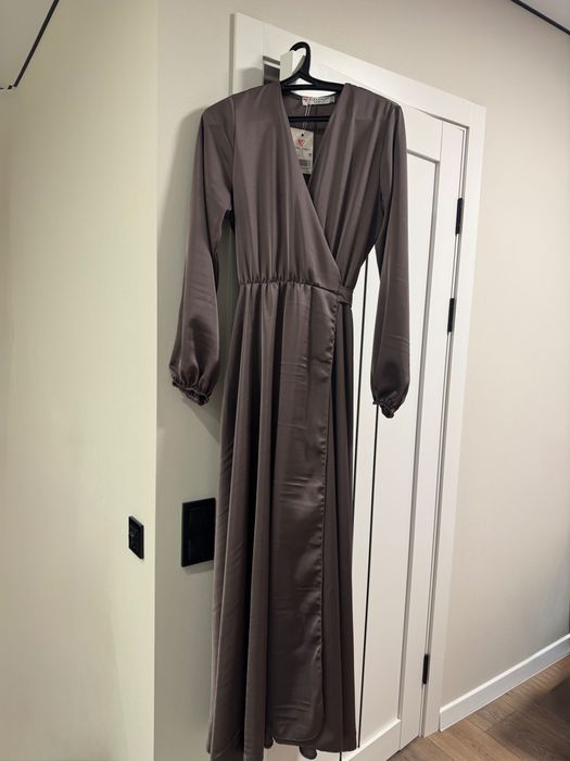 Сукня максі Le Katrin Family з подвійного шовку, розмір 2XL