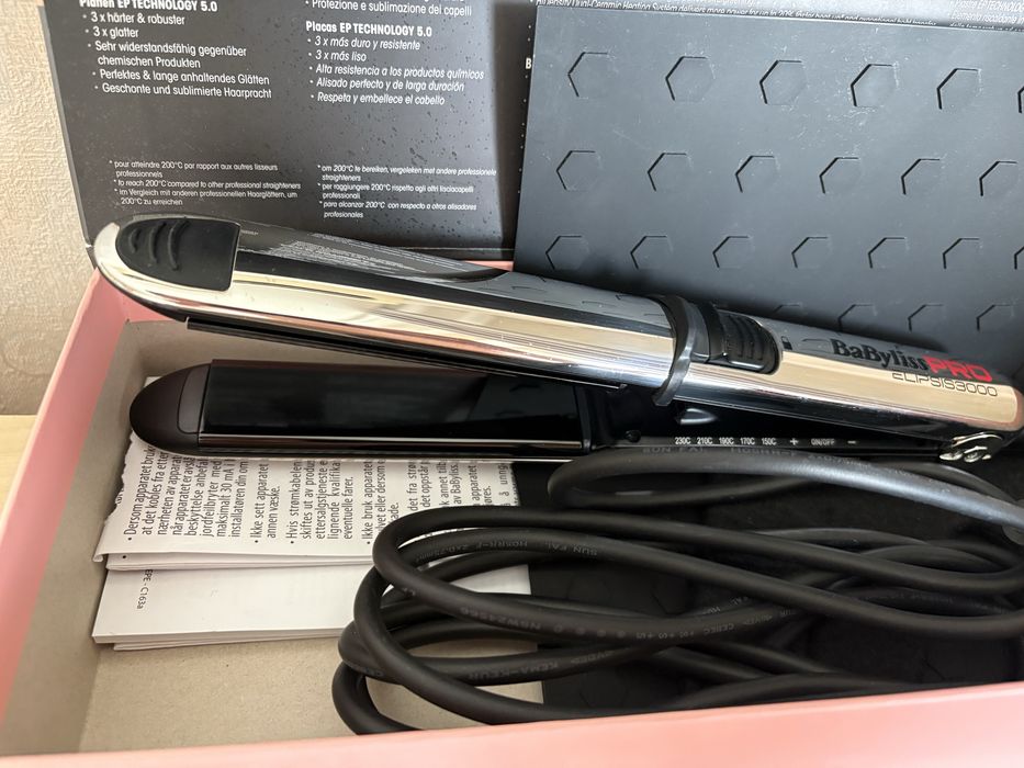 Утюжок для вирівнювання волосся Babyliss