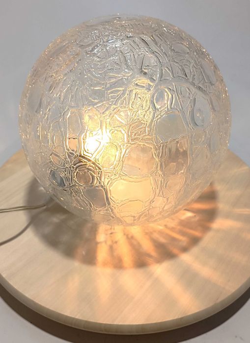 Candeeiro de mesa Globo | Tranparente | Vidro da Marinha Grande