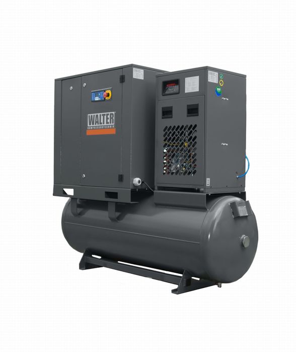Kompresor śrubowy Walter 5,5/500 P Combo z osuszaczem + 2 filtry