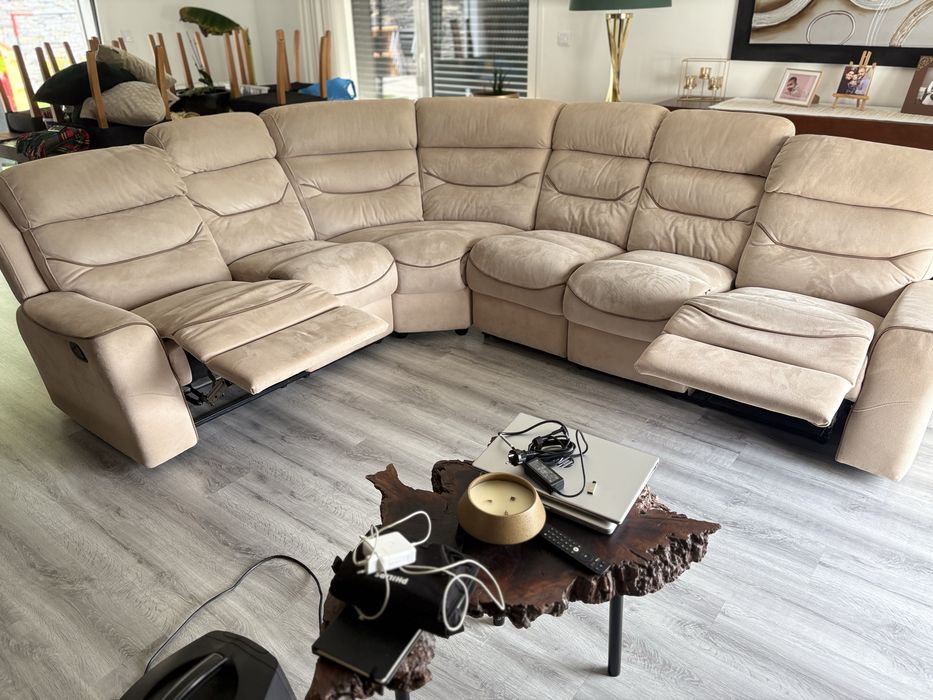 Sofá de canto 7 lugares