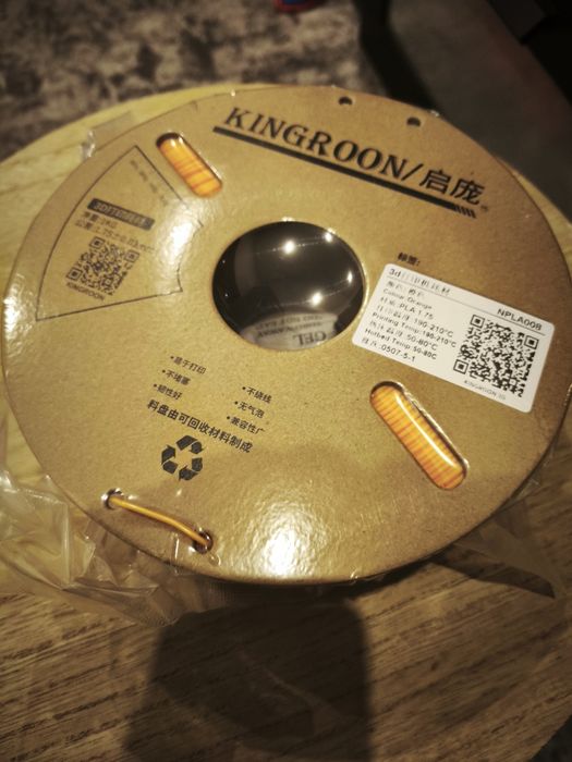 Filamento 3d pla 1kg laranja