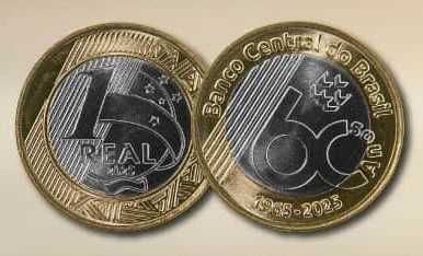 Moeda  60 Anos do Banco central do brasil