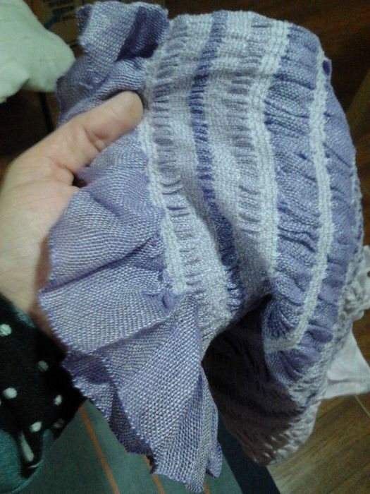 Echarpe lilás              *