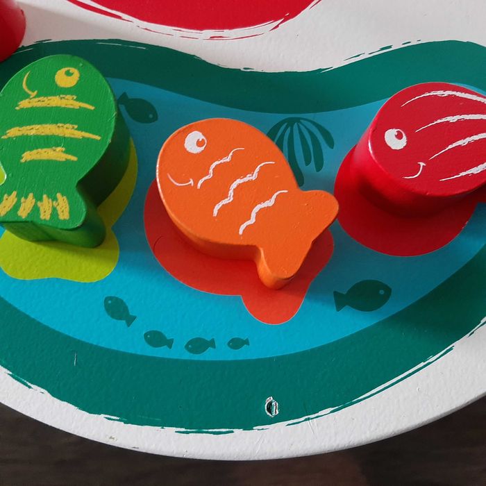 Mesa de actividades em madeira para criança - Acooltoy