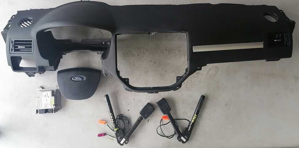 Ford C-Max MK1 1.6 HDI Konsola Komputer Airbag Kierowcy Pasy