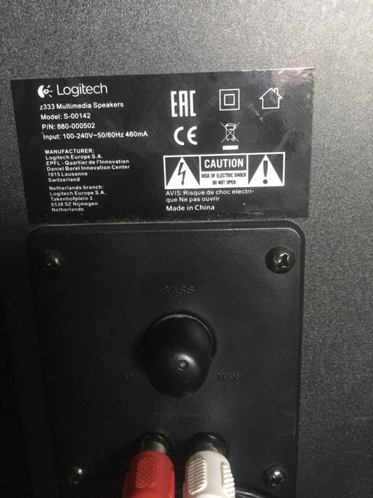 Акустична система Logitech z333 Multimedia Speakers S-00142 Колонки