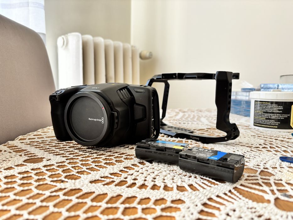 bmpcc6k + klatka smallrig