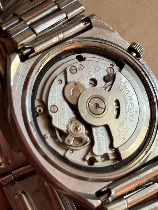 Seiko 5 Automatic telewizor, duży 38/41mm, zatrzymuje sie