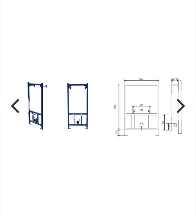 Komplet wc+bidet+stelaż GROHE