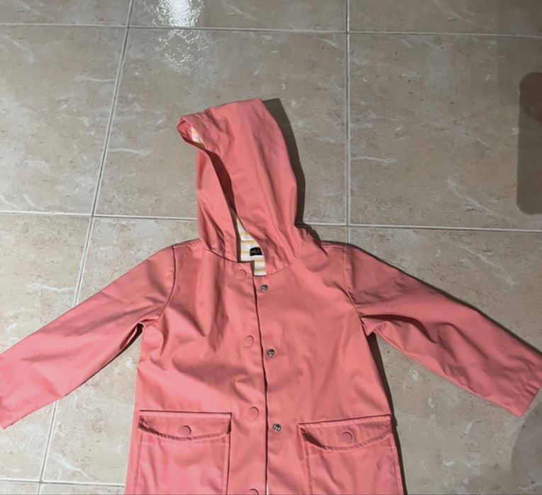 Parka rosa menina 3 anos