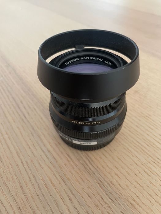 Fuji 35mm F2 x-mount Com extras