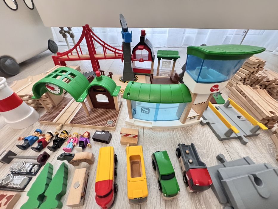 BRIO 33766 Drewnina Kolejka Delixe - Wielki zestaw Tory