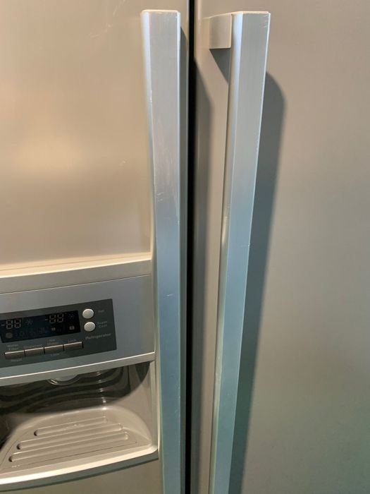 frigorifico bosch americano cinza