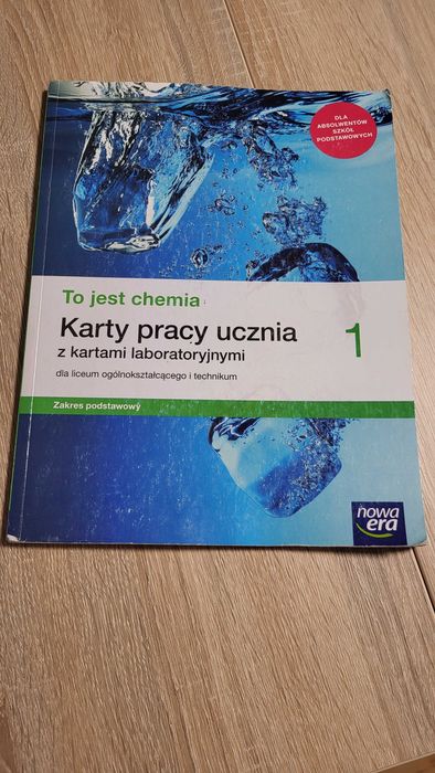 To jest chemia karta pracy ucznia 1
