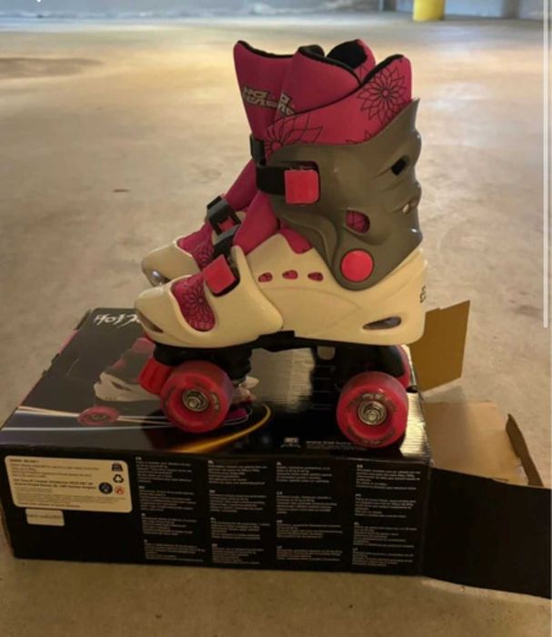 Patins 4 rodas menina
