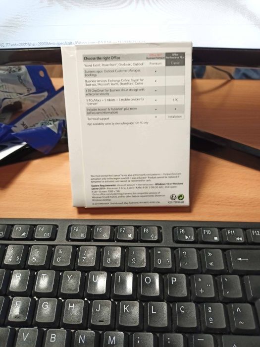 Microsoft Office 2019 Professional Plus - Windows e Mac - Caixa e selo422977037655101444