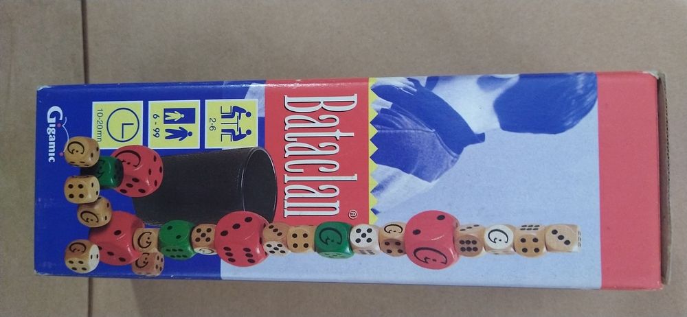 Jogo Bataclan  em madeira