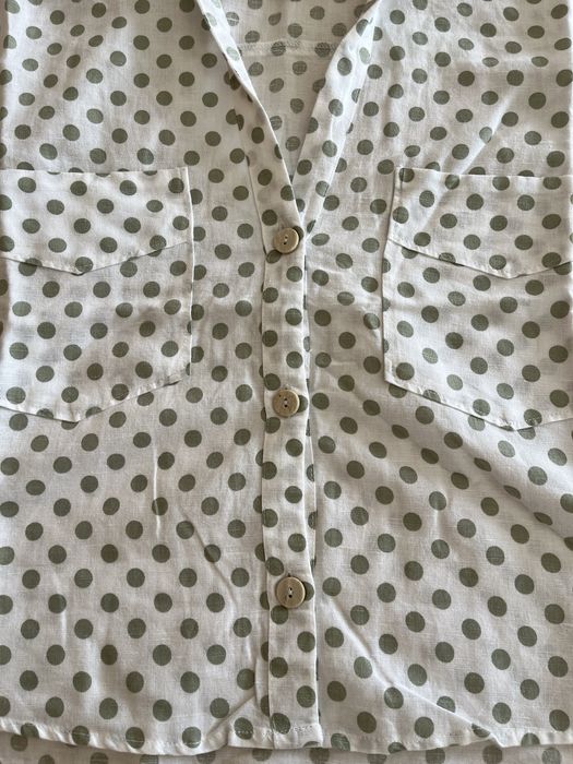 Camisa da Zara em linho e algodão