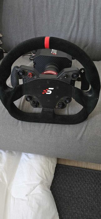 Simagic M10+GT1 D-shape alcantara