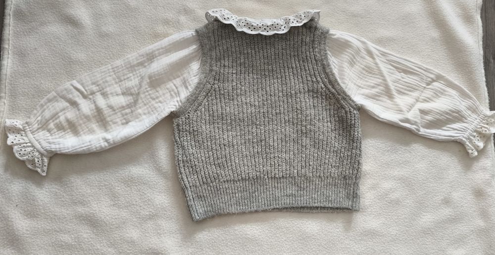 Conjunto 2 camisolas Zara Baby 12-18 m