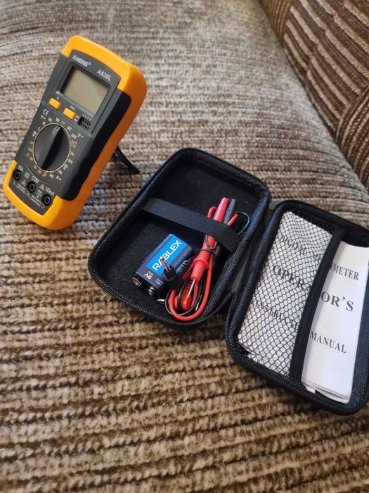 Цифровий мультиметр  Aneng XL830L + кейс для зберігання