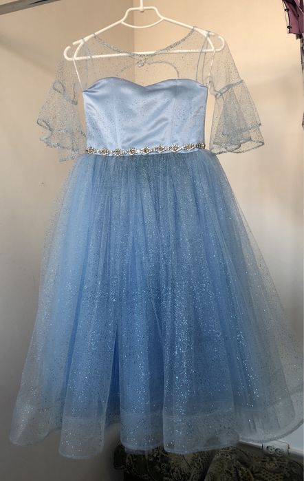 Сукня Принцеси Ельза новорічна пишна Сніжинка Зима Заметіль Фея