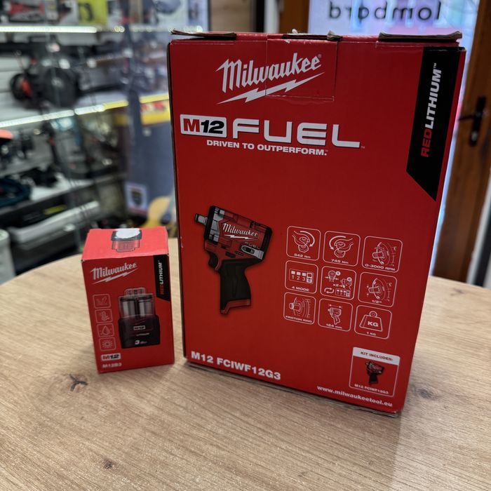 Nieużywany Klucz udarowy Milwaukee M12 FCIWF12G3 SPOKO Lombard Kalisz