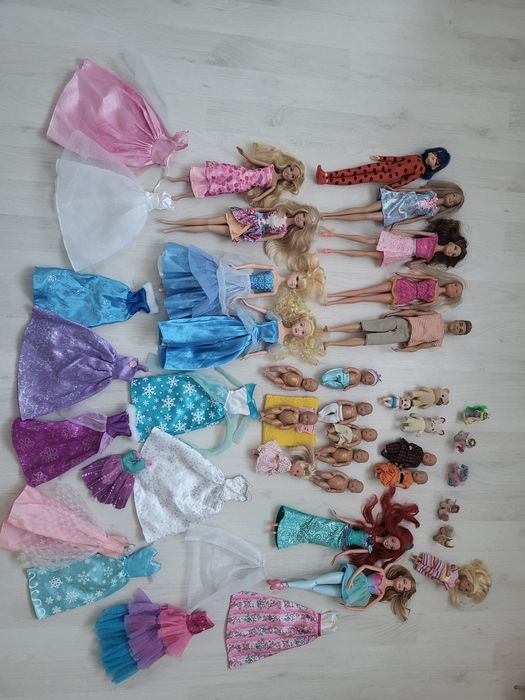 Лот barbie, барбі, кен, малюки Zapf Creation,  балерина Mattel